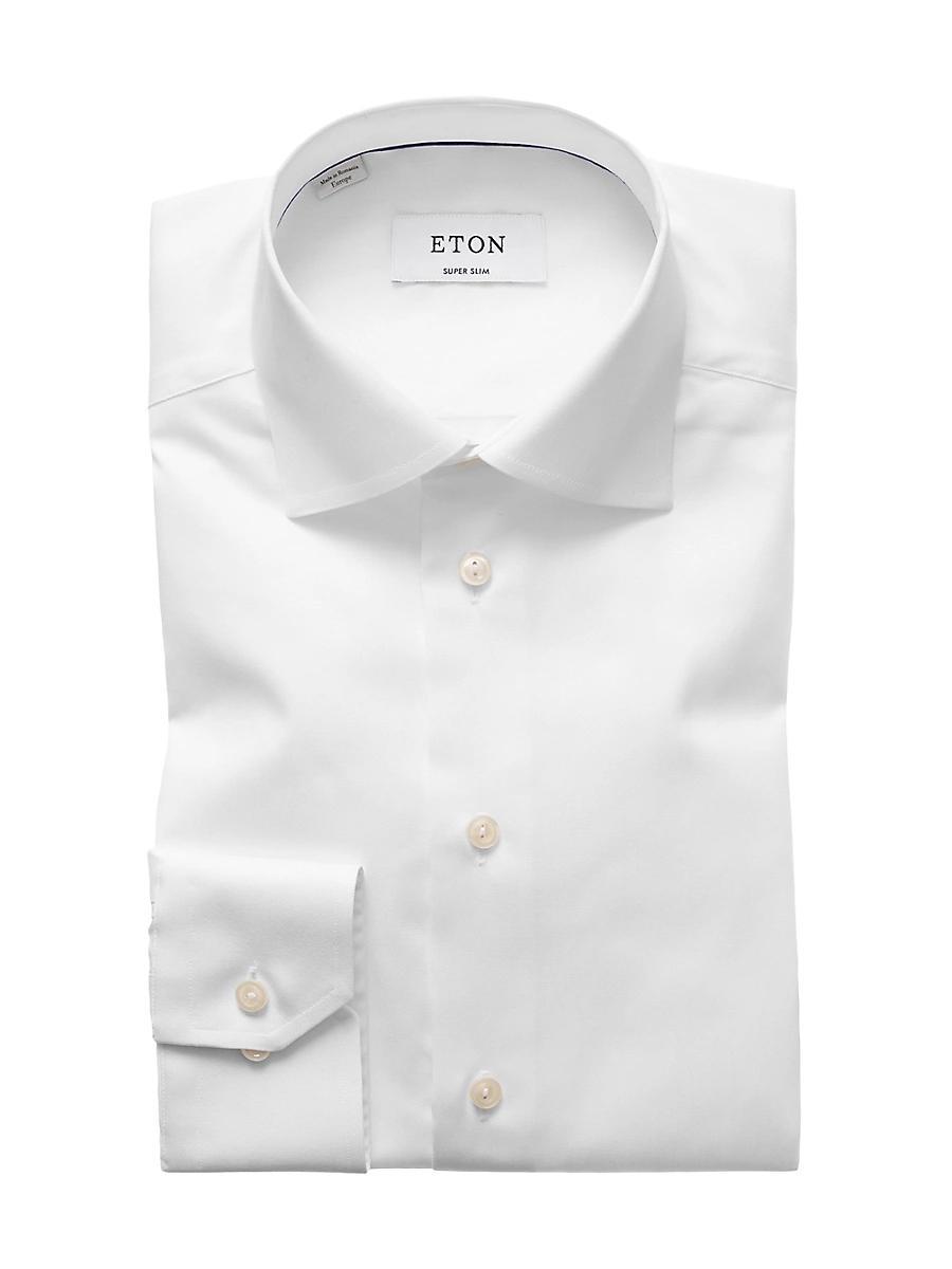 Mens Super Slim-Fit Twill Dress Shirt Product Image