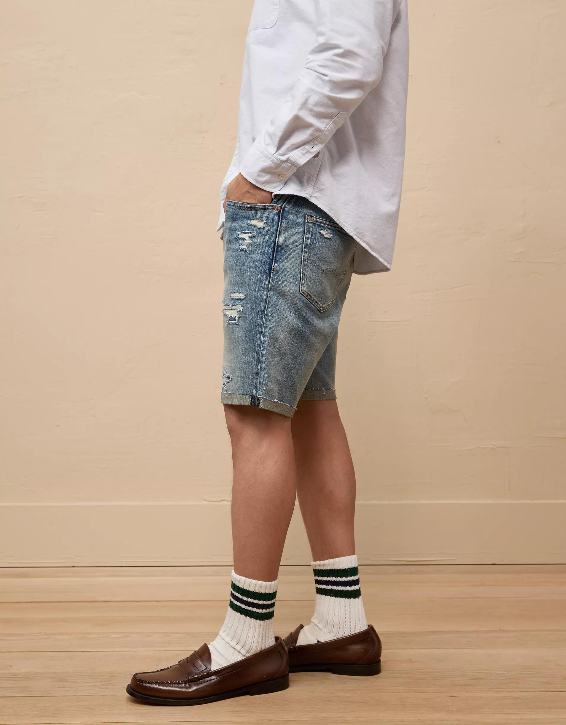 AE 9" AirFlex+ Patched Denim Short Product Image