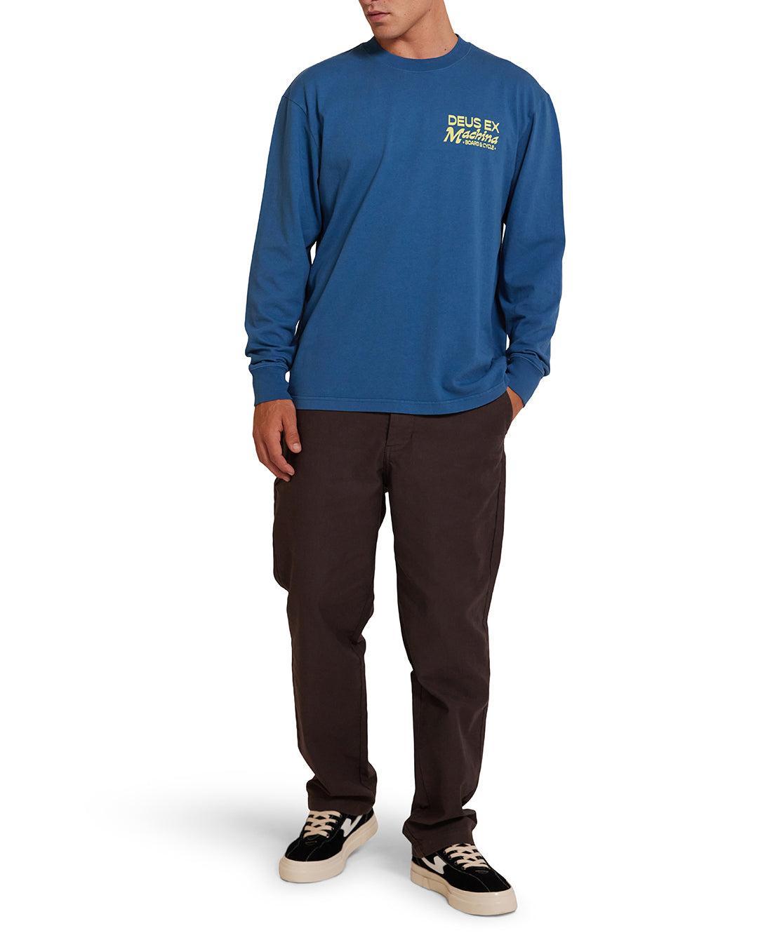 Last Resort Long Sleeve Tee - Moroccan Blue Product Image