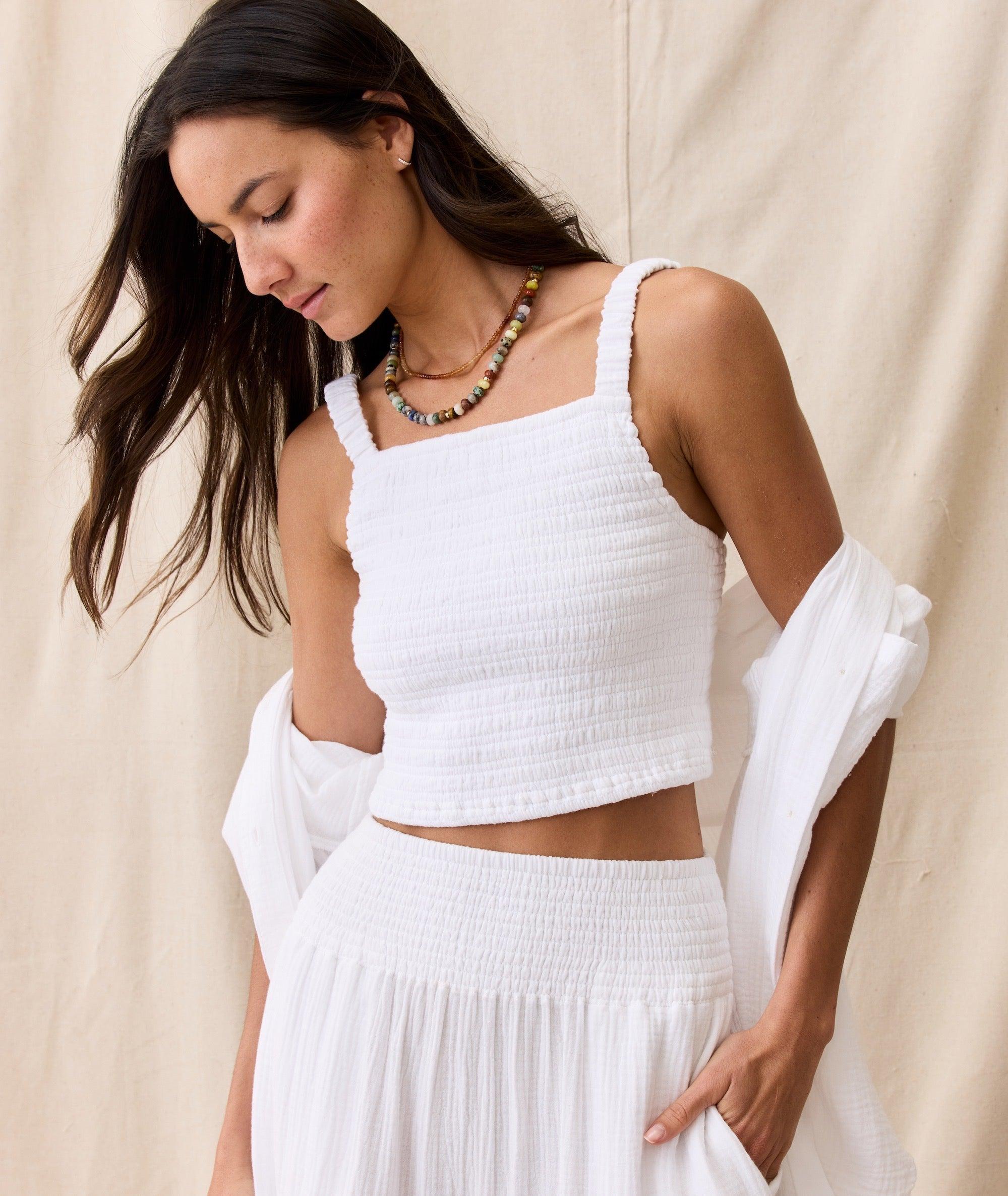 Lila Double Cloth Tank Product Image