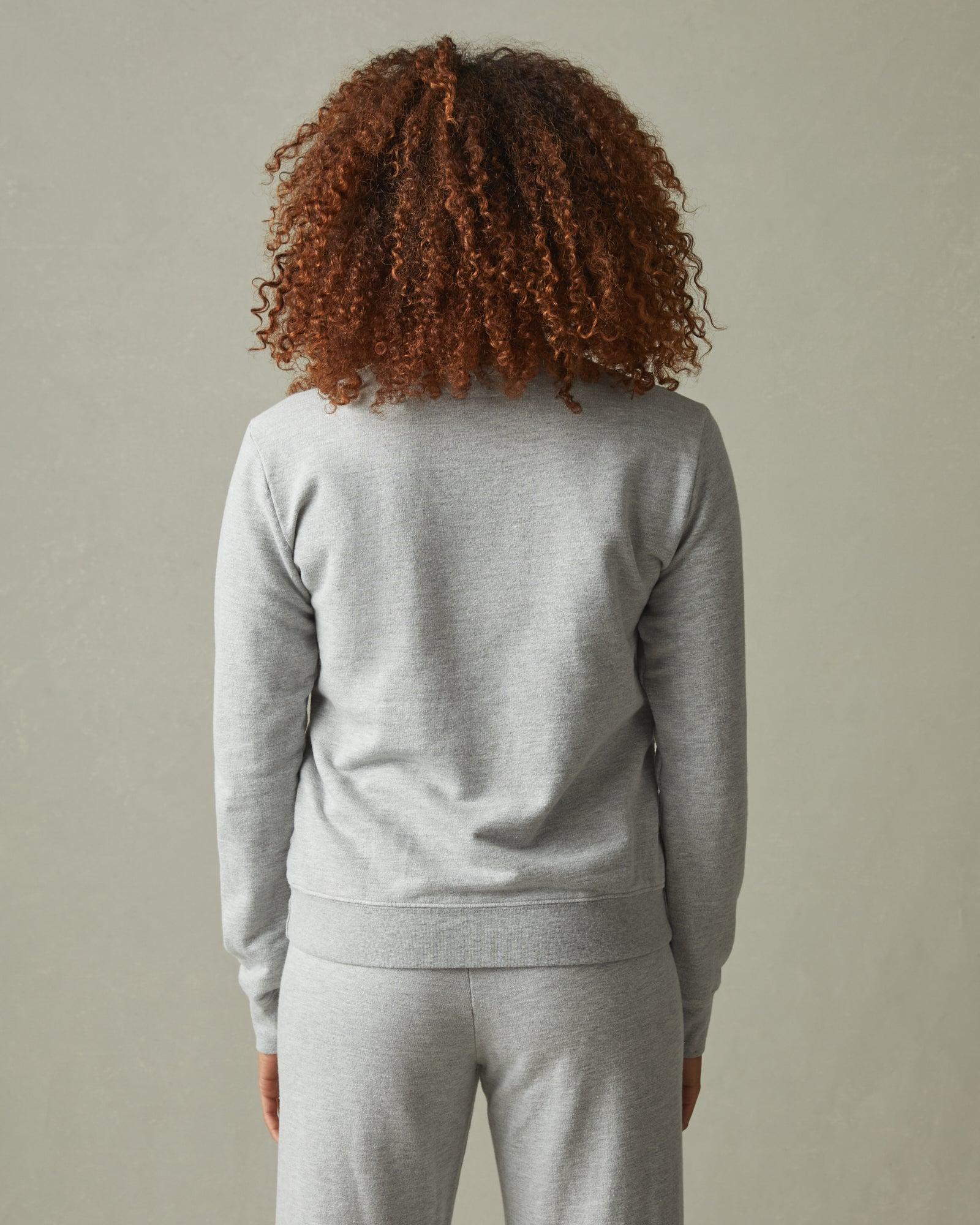 Women's French Terry Crew Sweatshirt - Ash Heather Female Product Image