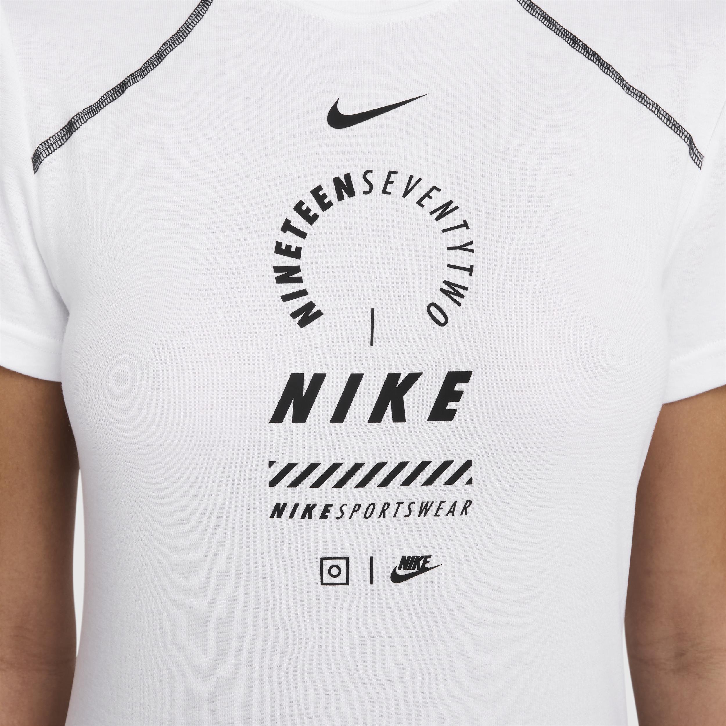 Womens Nike Sportswear Short-Sleeve Dress Product Image