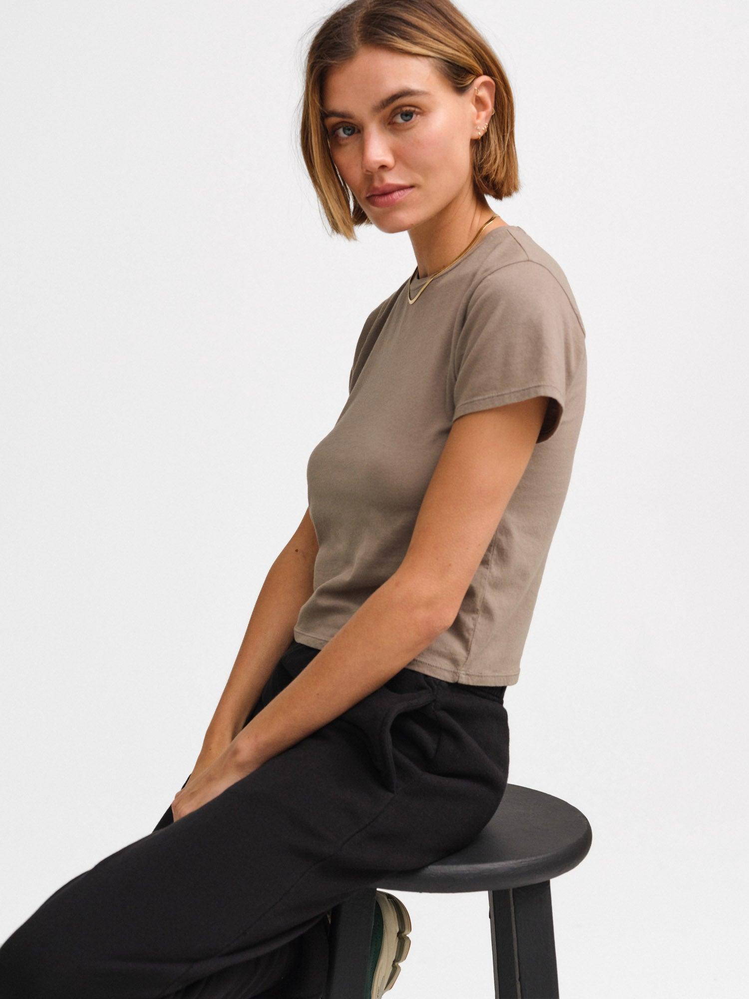 Organic Cotton Shrunken Tee Female Product Image