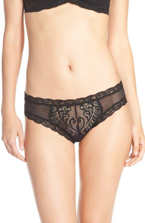 Feathers Lace-Trim and Mesh Hipster Briefs Product Image