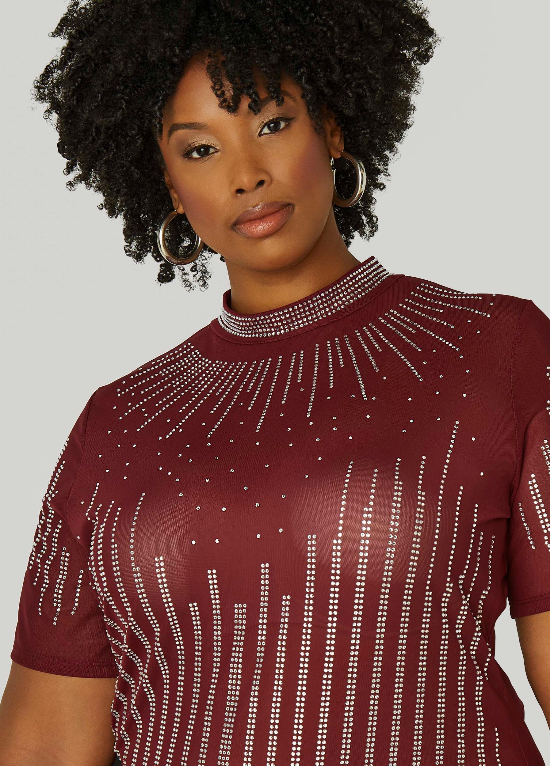 Plus Size Ponte High Rise Pull On Leggings Ashley Stewart Product Image