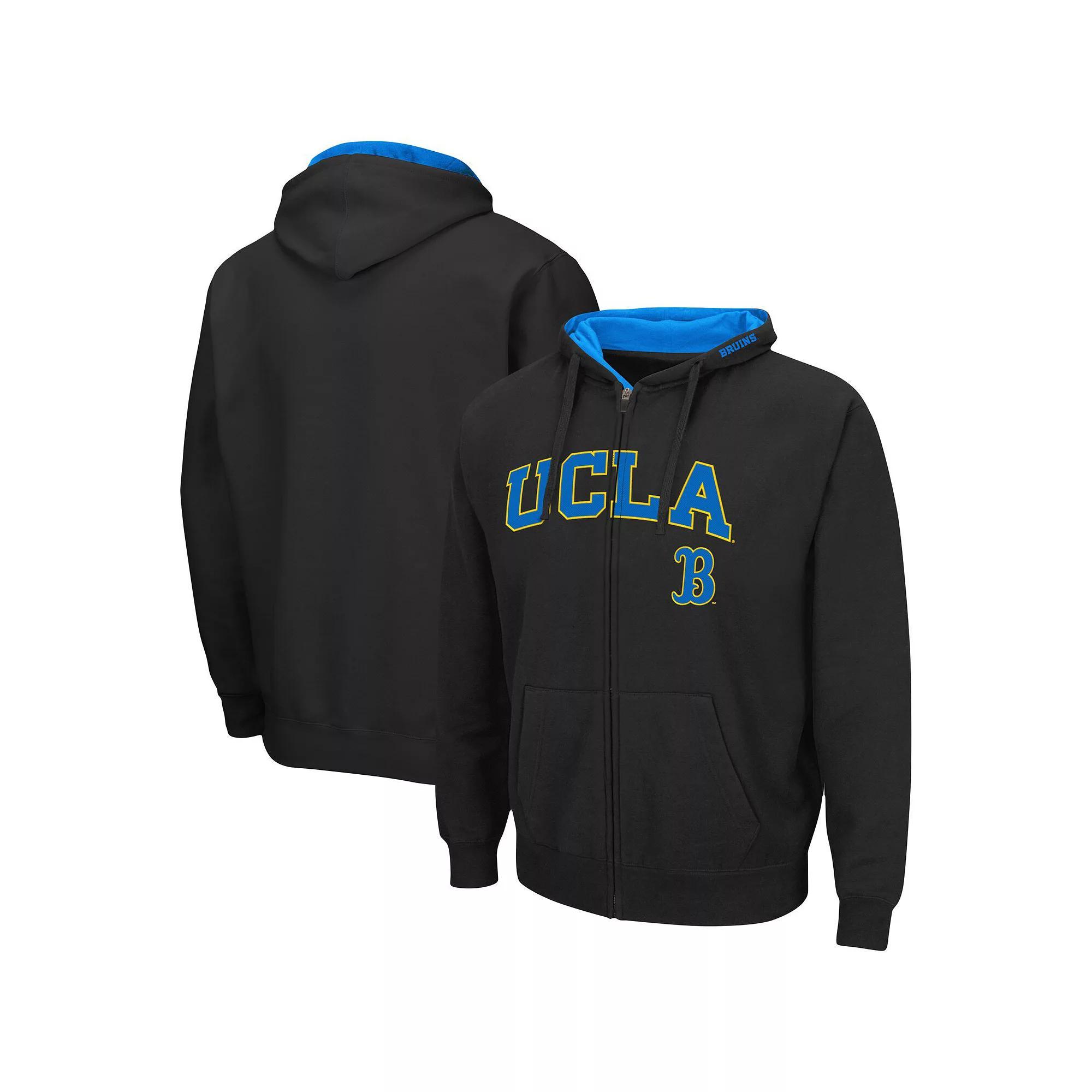 Men's Colosseum Black Ohio State Buckeyes Arch & Logo 3.0 Full-Zip Hoodie,  Product Image