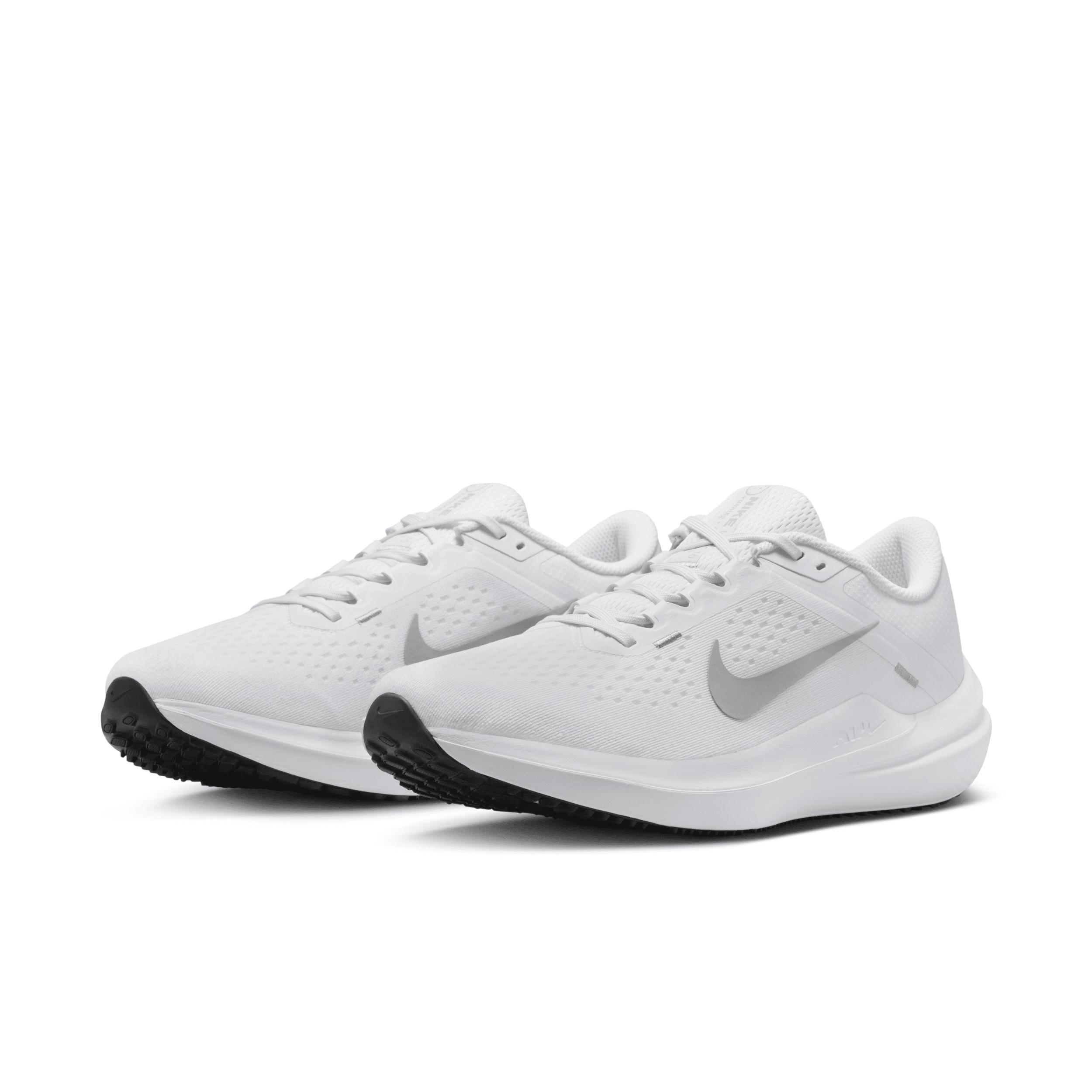 Nike Winflo 10 Mens Road Running Shoes White White White Product Image