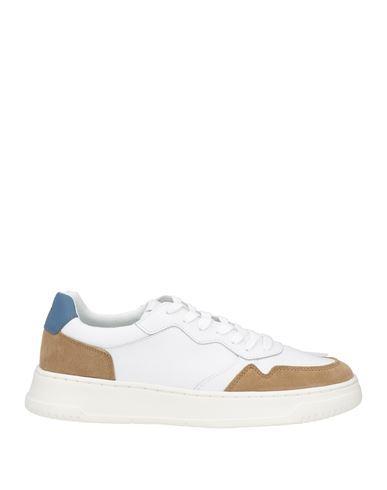 GEOX Man Sneakers White Size 7 Leather Product Image