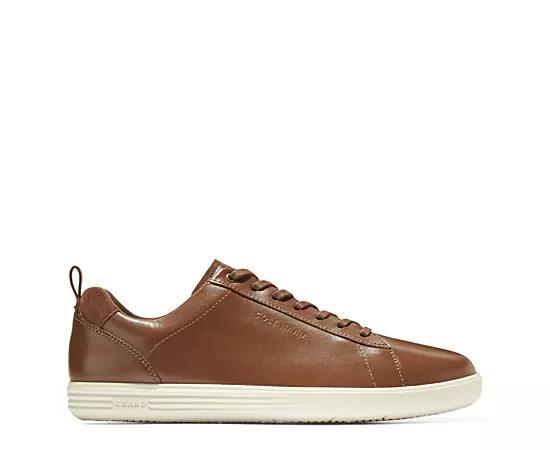 Cole Haan Grand+ Crosscourt Mens Leather Sneakers Product Image