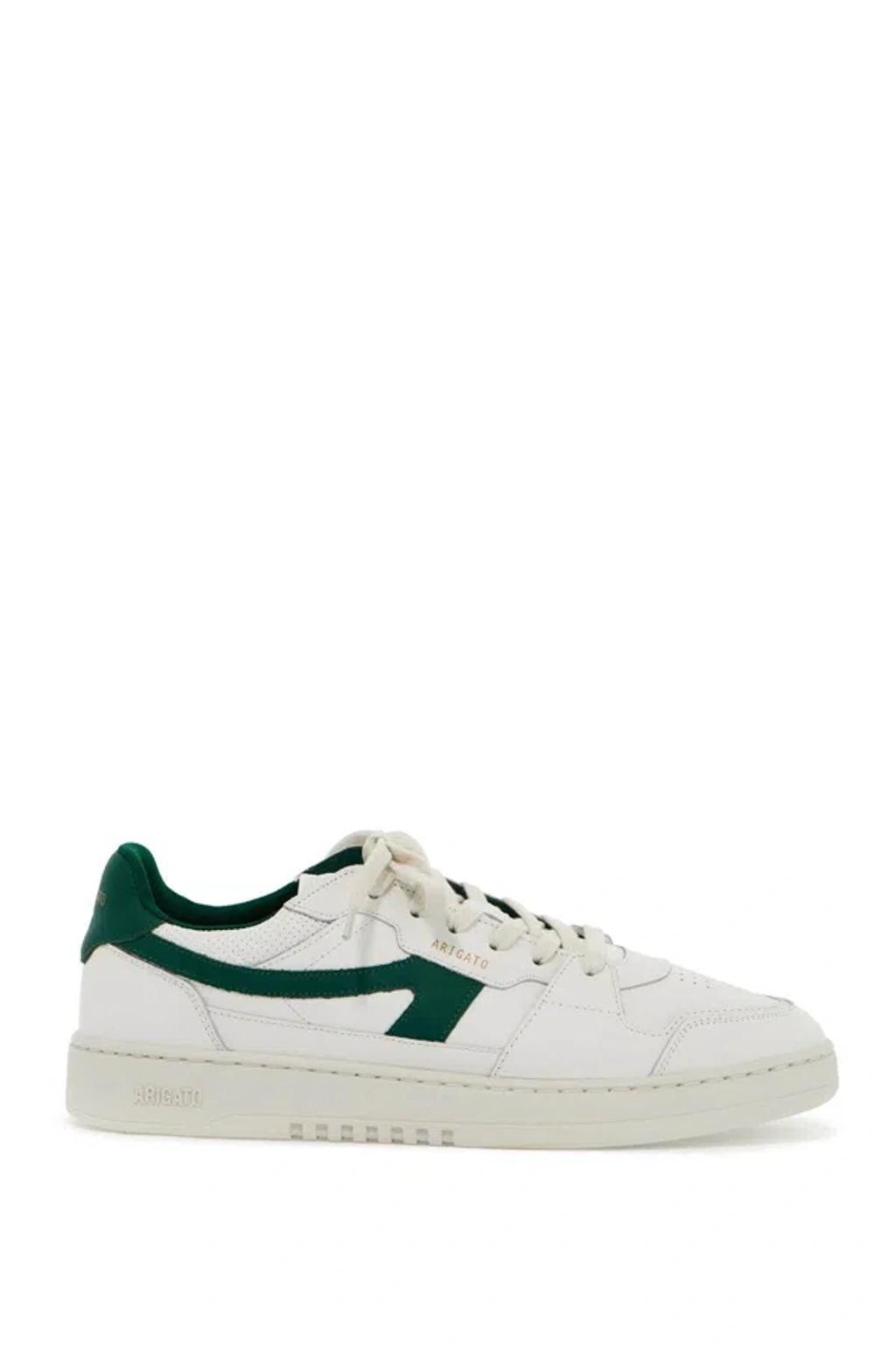 AXEL ARIGATO Dice-a Panelled Leather And Suede Low-top Trainers In White Product Image