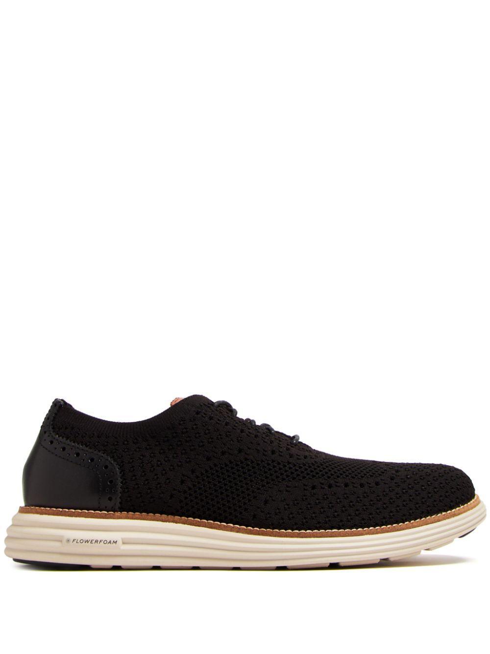 Cole Haan Mens Zergrand Remastered Stitchlite Wingtip Oxford Shoes - Black Size 8.5 Product Image