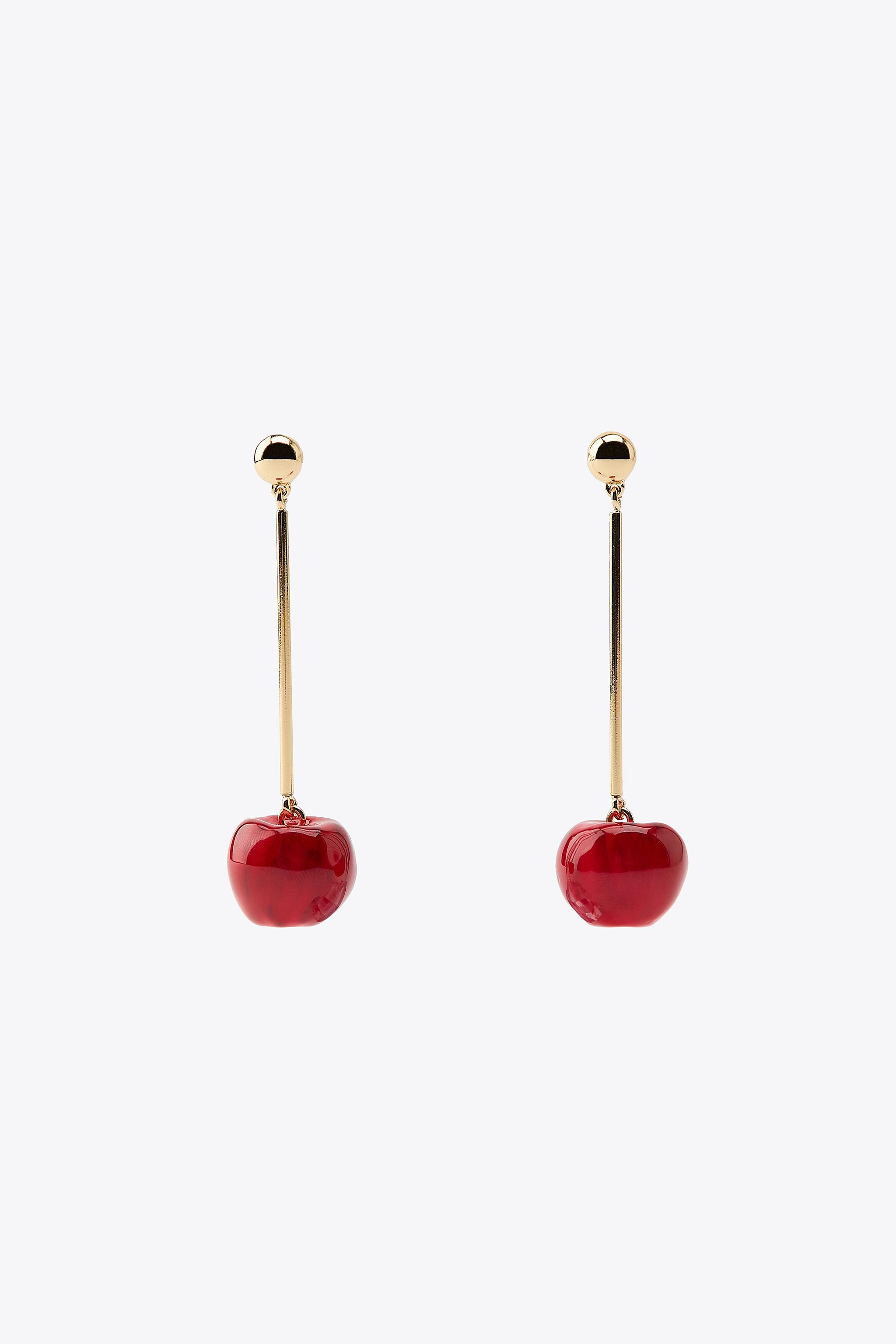 METAL CHERRY EARRINGS Product Image