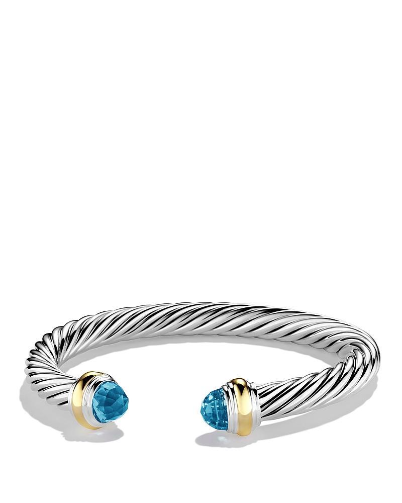 David Yurman Cable Classics Bracelet with Prasiolite and 14K Yellow Gold Product Image