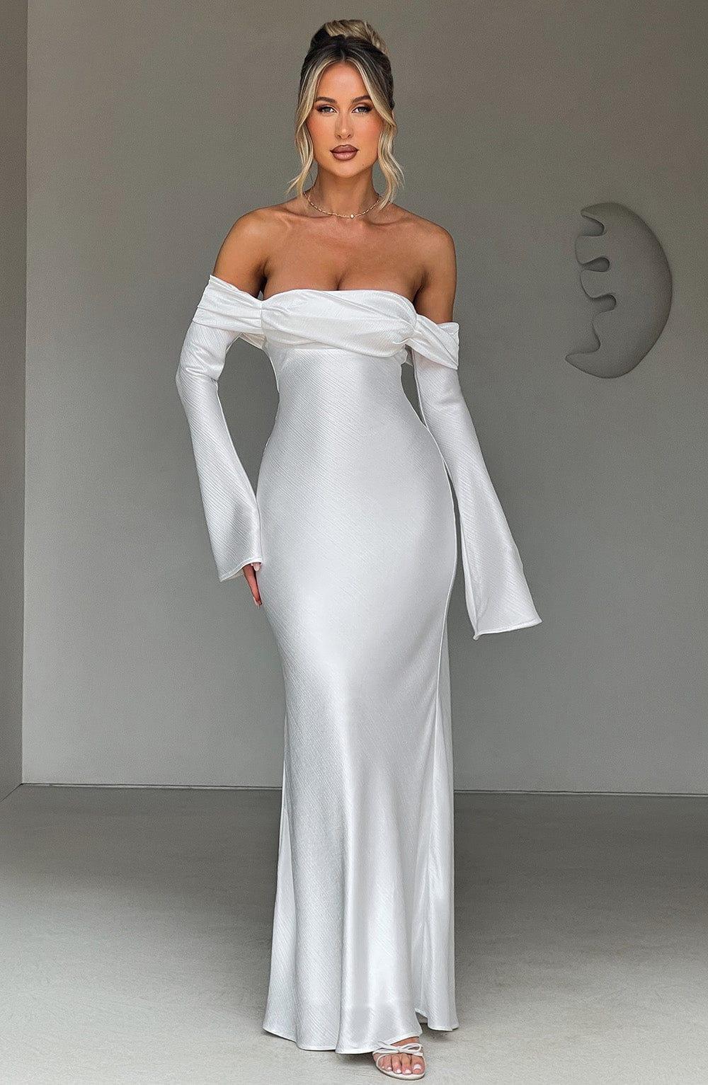 Selene Maxi Dress - Ivory Product Image