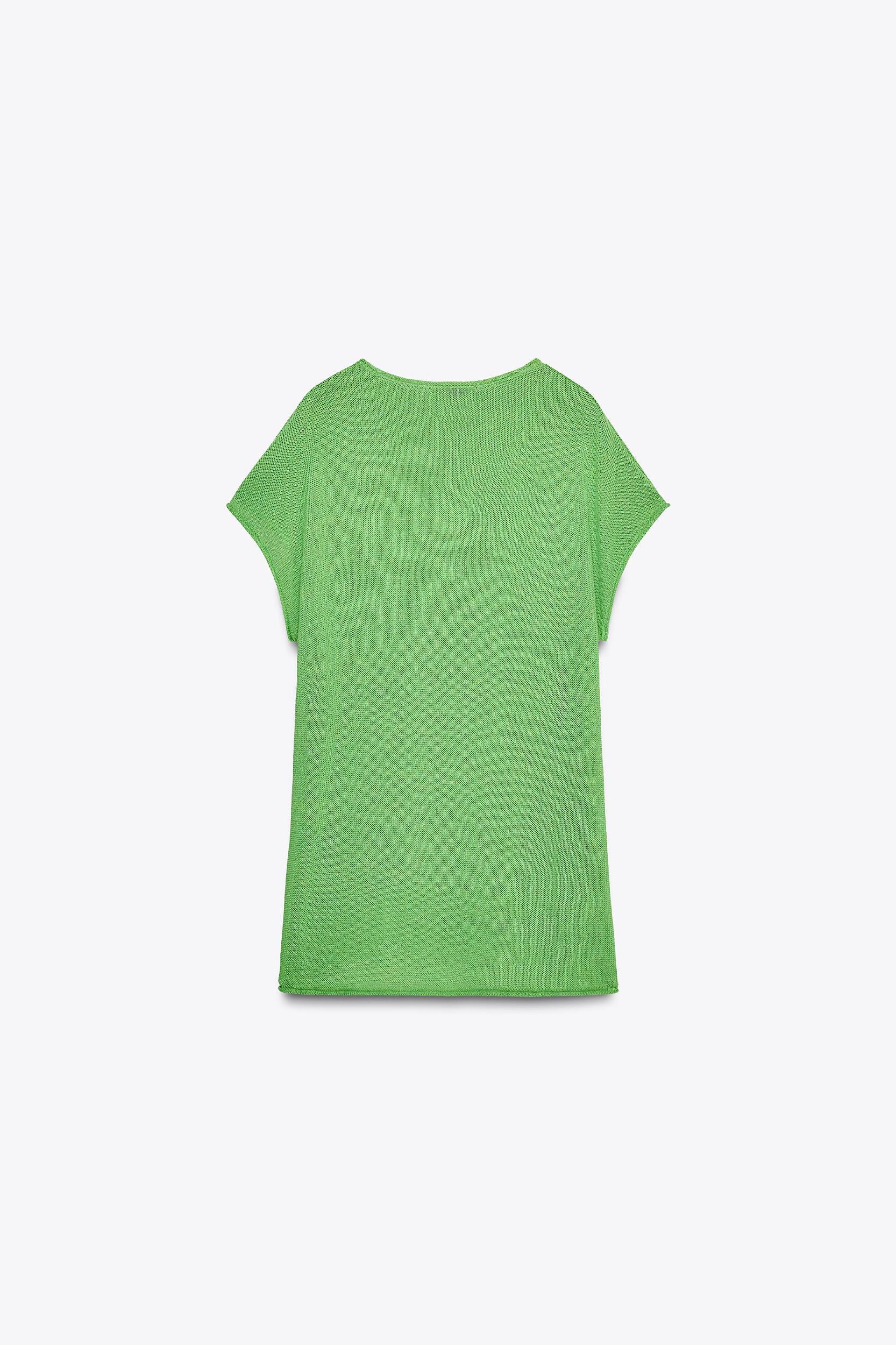 WIDE SLEEVE KNIT TOP Product Image