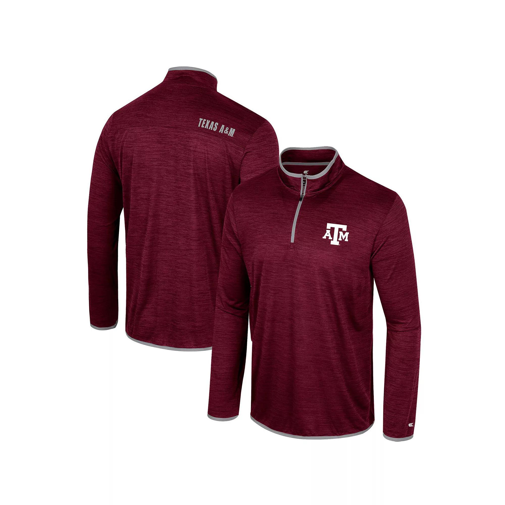 Men's Colosseum Maroon Texas A&M Aggies Wright Quarter-Zip Windshirt, Size: XL, Red Product Image