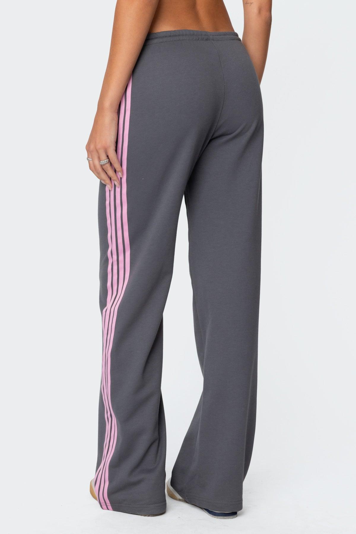 Averie Contrast Striped Sweatpants Product Image