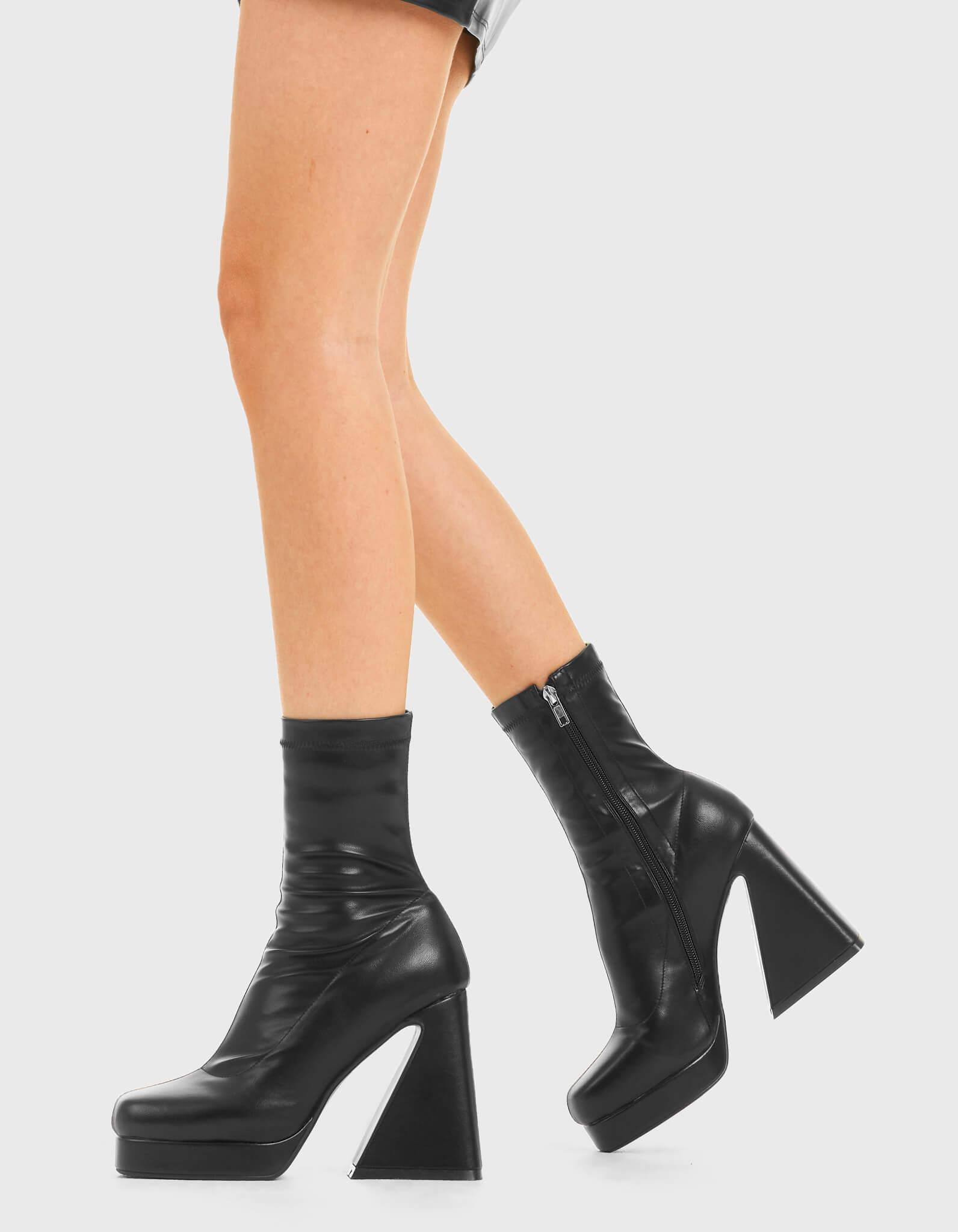 Old Me Platform Ankle Boots Product Image