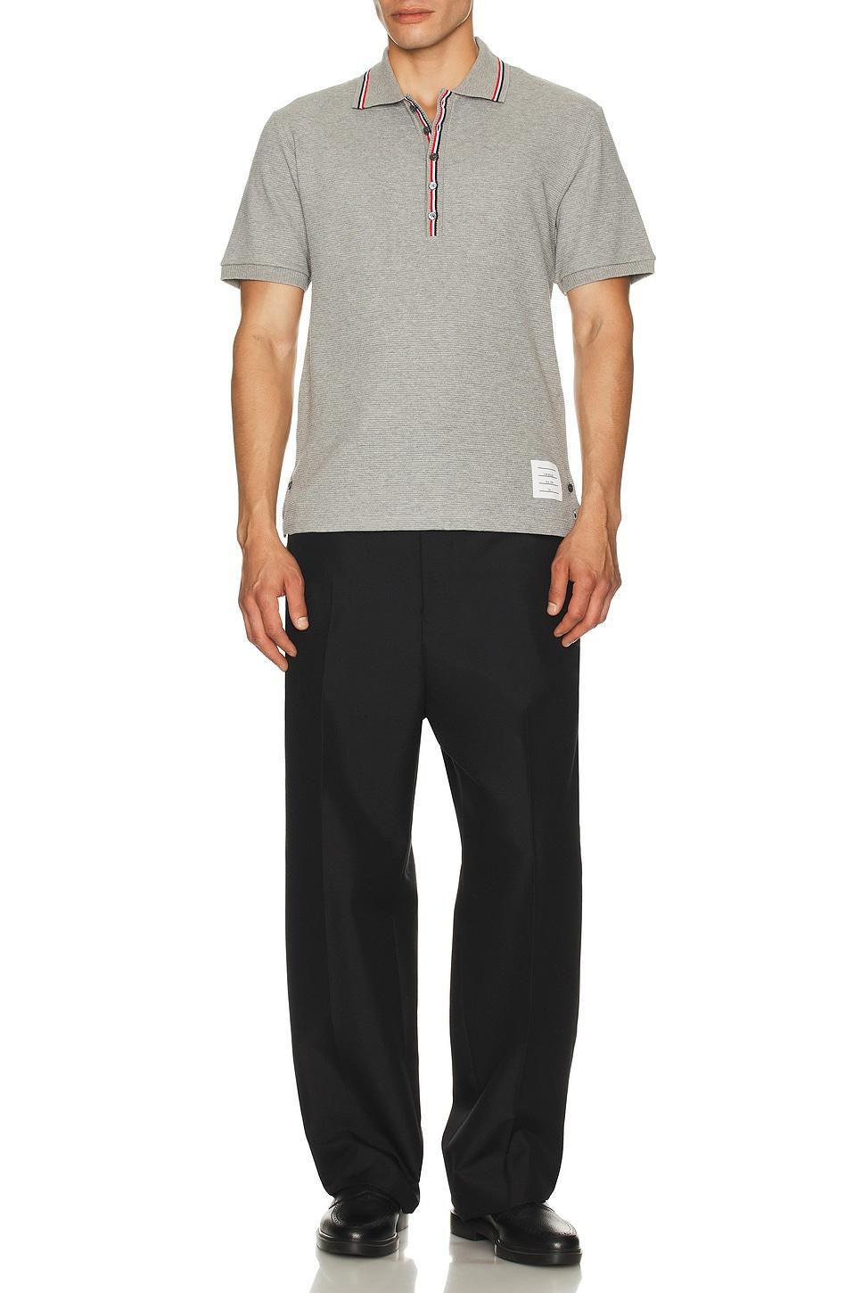 Short Sleeve Rib Polo Product Image