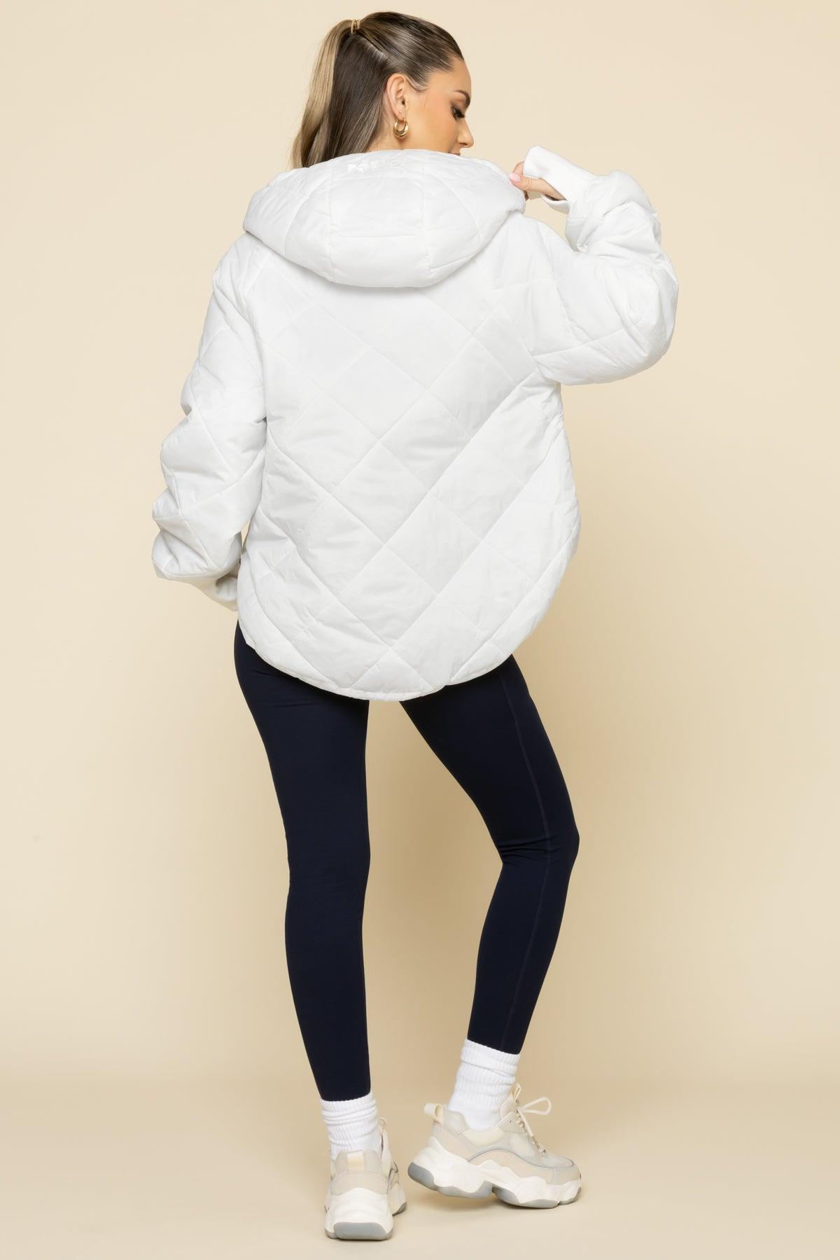 Pillow Packable Puffer Jacket - White Product Image