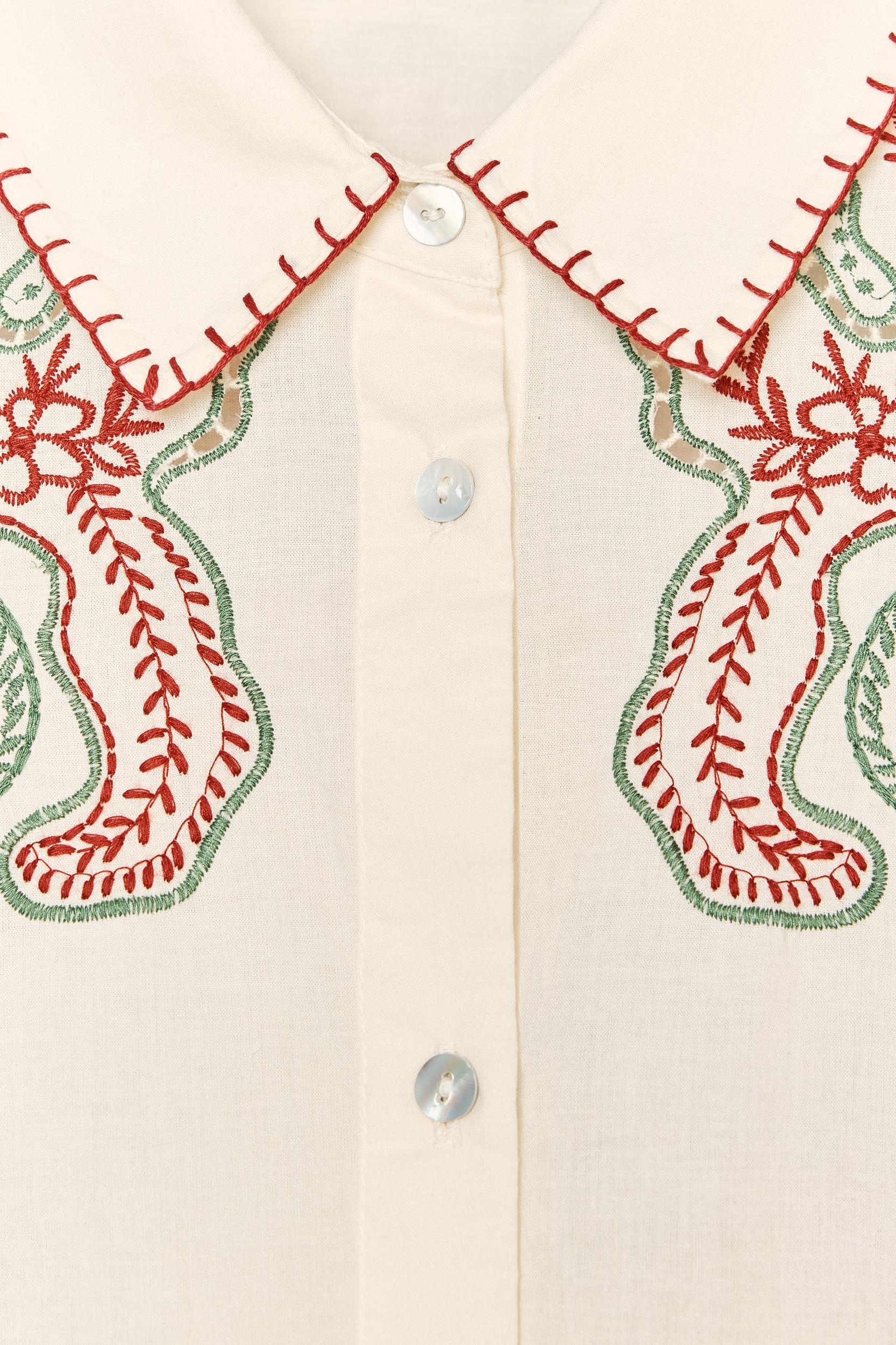 ZW COLLECTION EMBROIDERED SHIRT Product Image