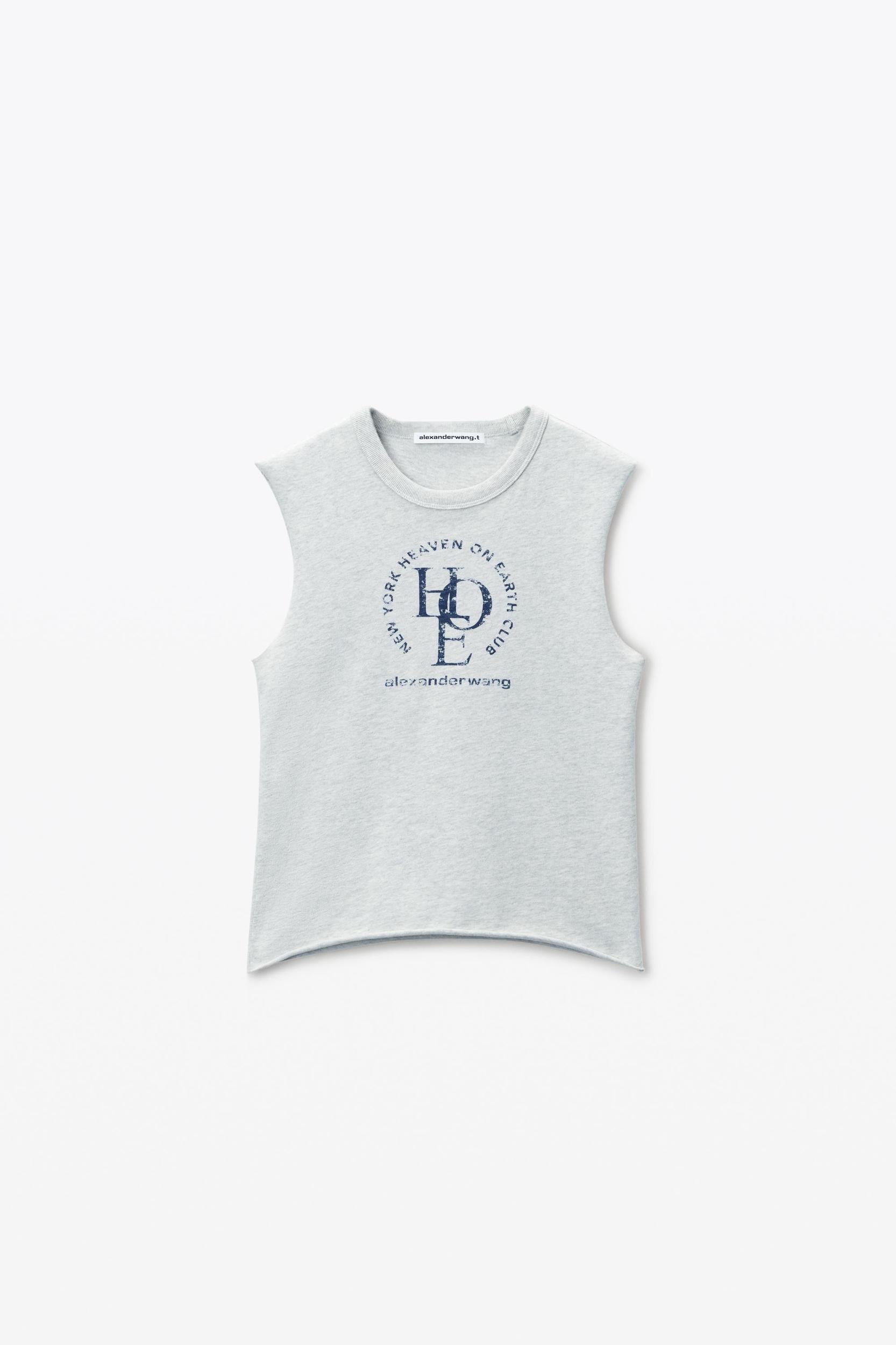 Cut-off Logo Muscle Tee Product Image