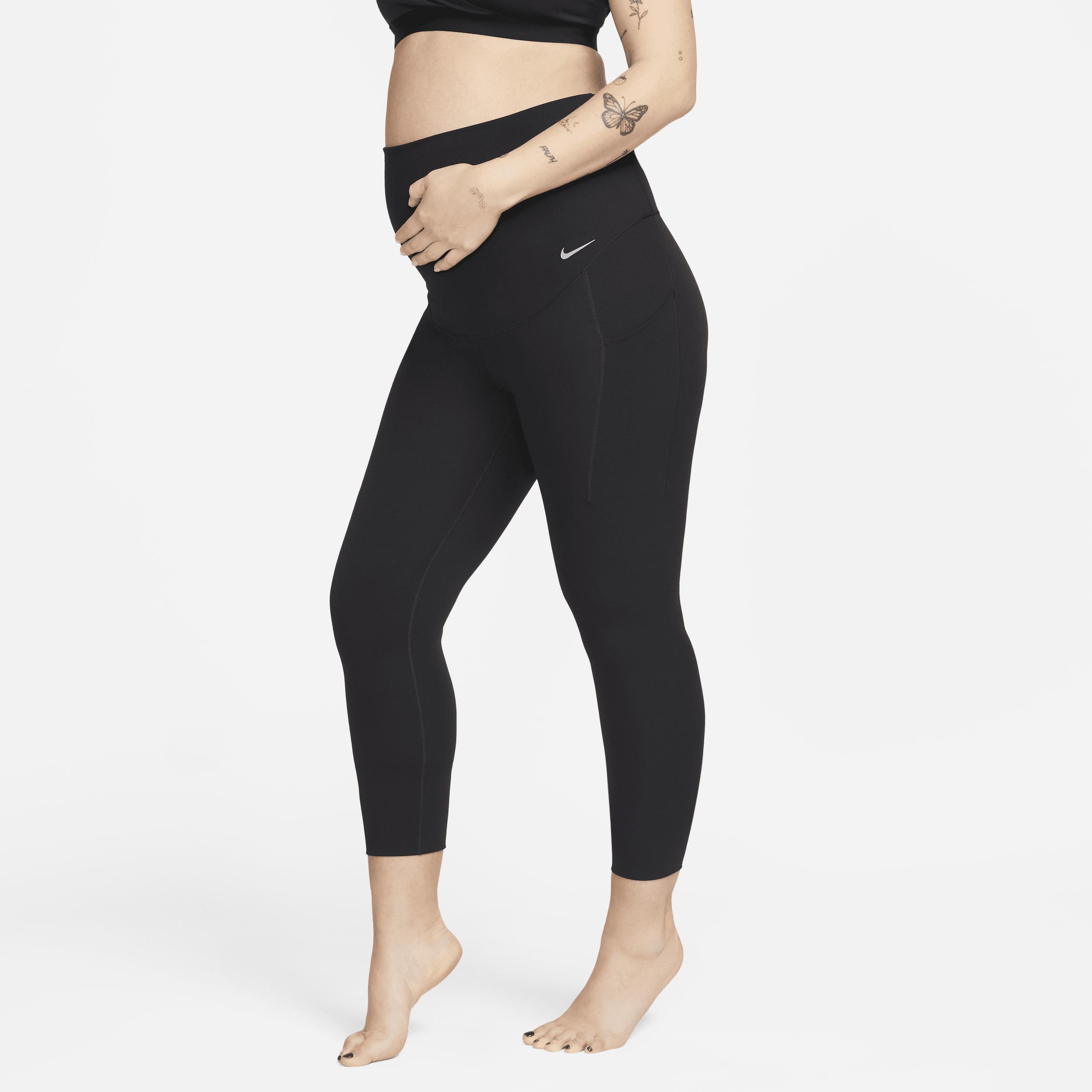 Nike Zenvy (M) Women's Gentle-Support High-Waisted 7/8 Leggings with Pockets (Maternity) Product Image