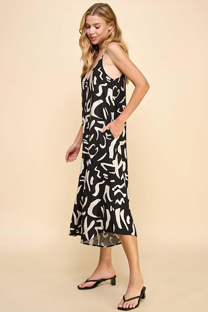 Loose Fit Adjustable Strap Cami Jumpsuit Product Image