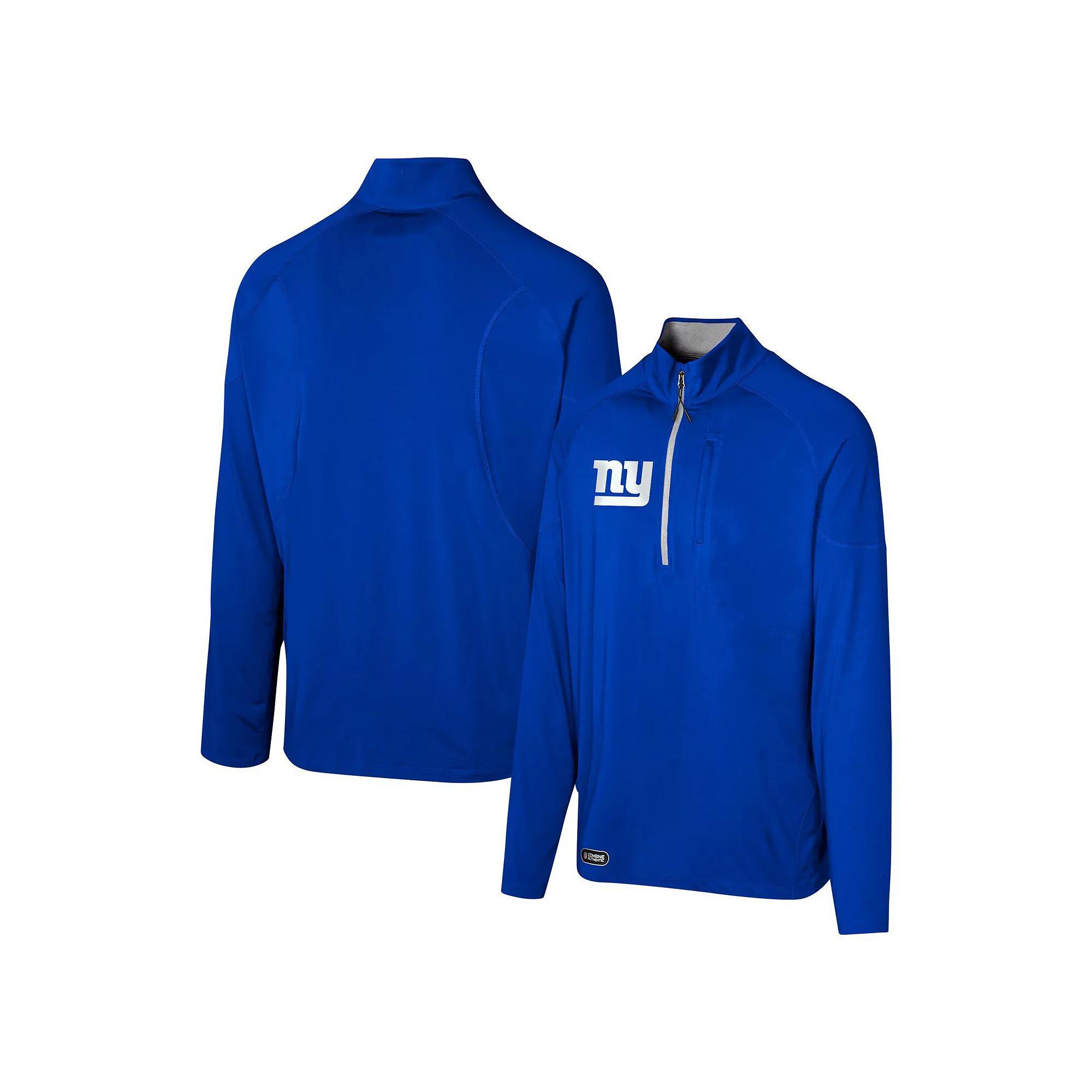 Men's Black New Orleans Saints Grind Iron Quarter-Zip Top,  Product Image