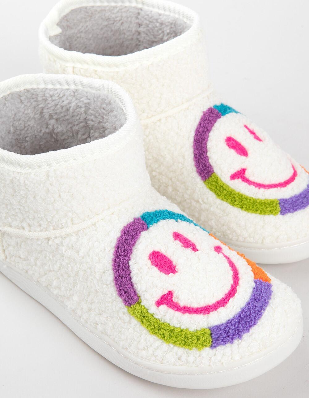 MIA Chill Happy Face Bootie Slippers Product Image