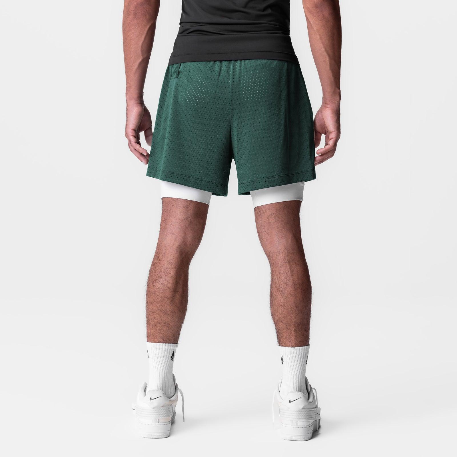0991. Ion-Mesh 5" Liner Short - Forest Green Male Product Image