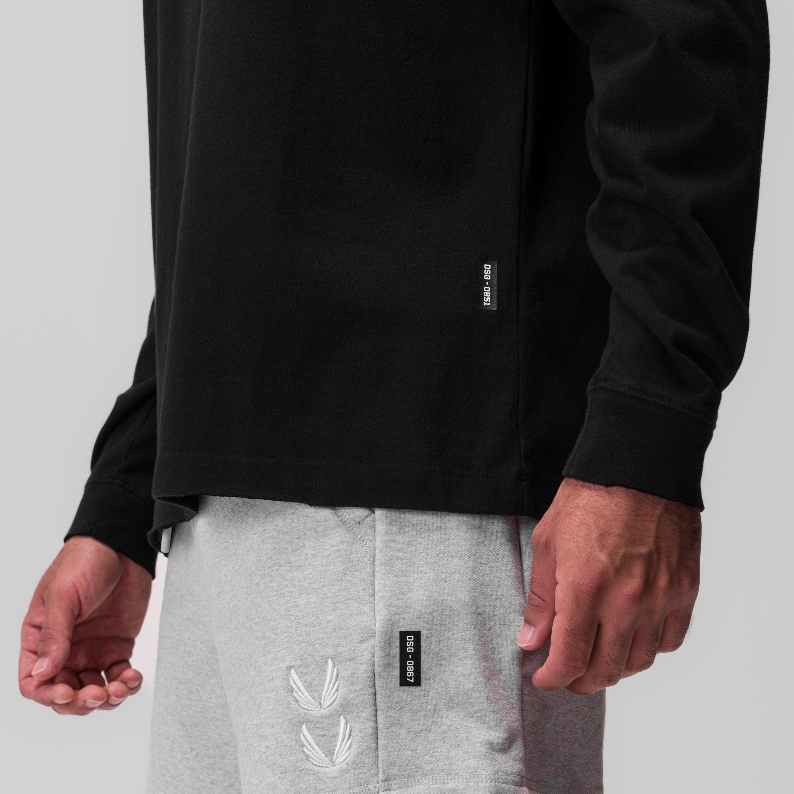 0851. Tech Essential™ Relaxed Long Sleeve - Faded Grey Product Image