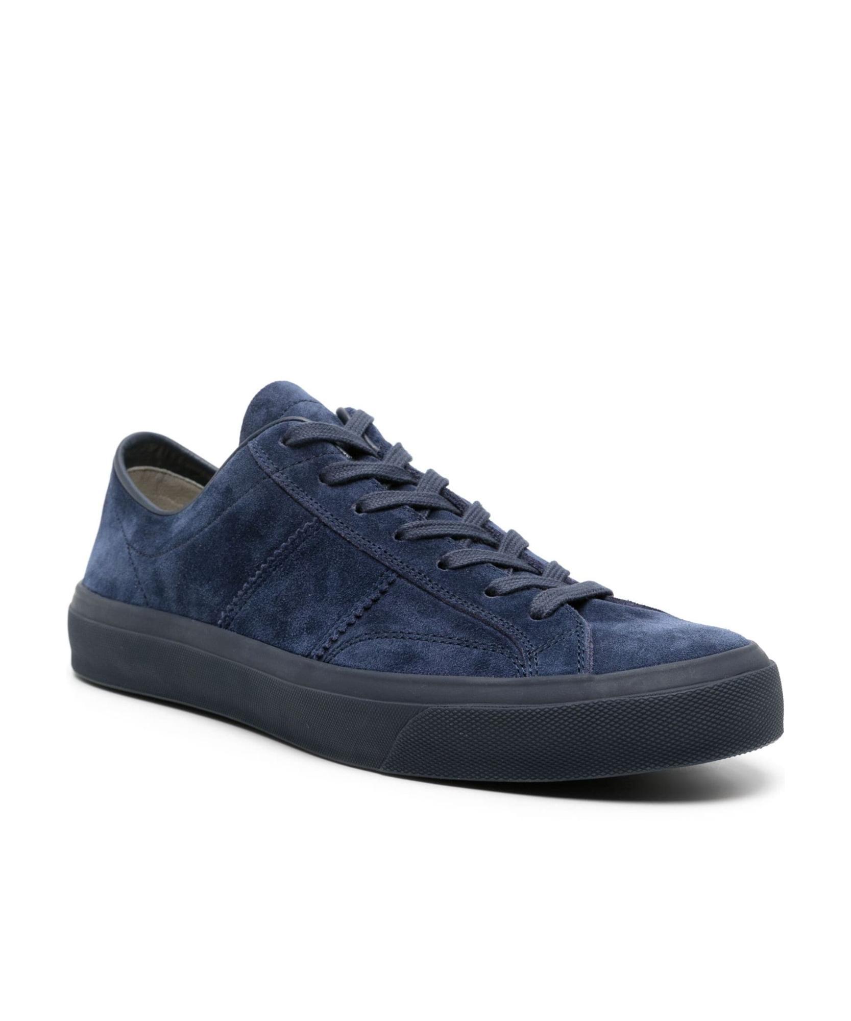 TOM FORD Cambridge Suede Sneakers In Black Product Image