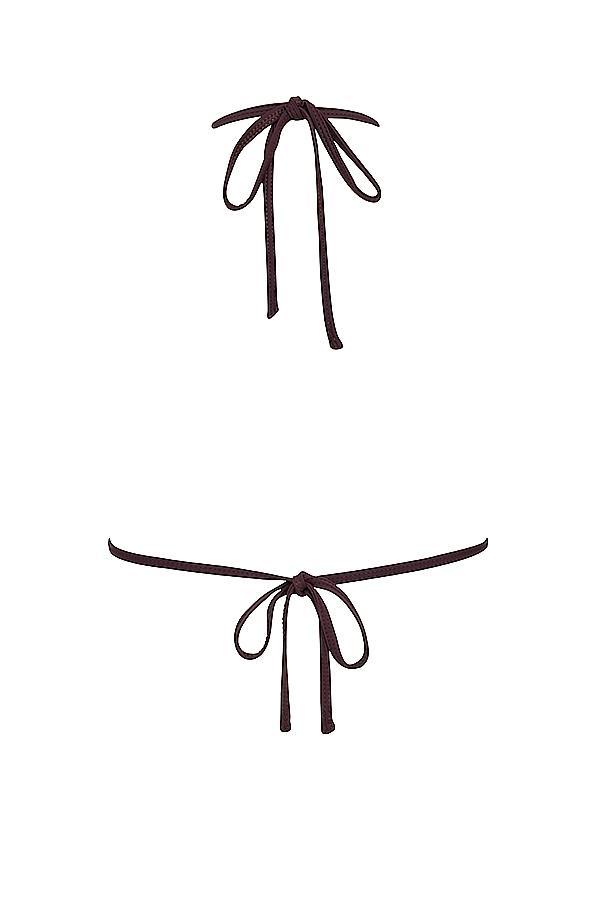 Capri  cacao high leg bikini bottom Product Image