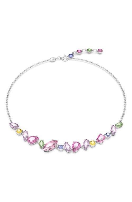 Swarovski Gema Multicolor Crystal Choker Necklace in Rhodium Plated, 15 Product Image