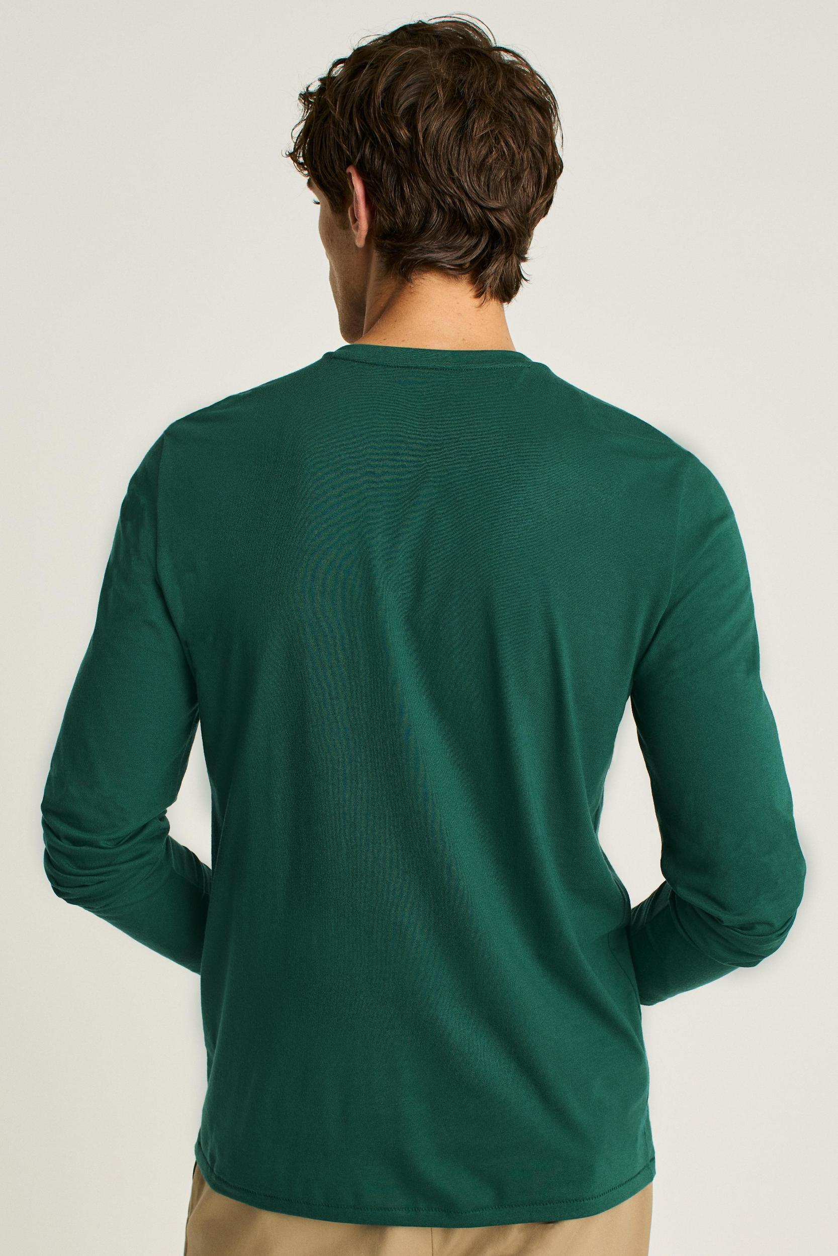 Pima Performance Long Sleeve Henley Product Image
