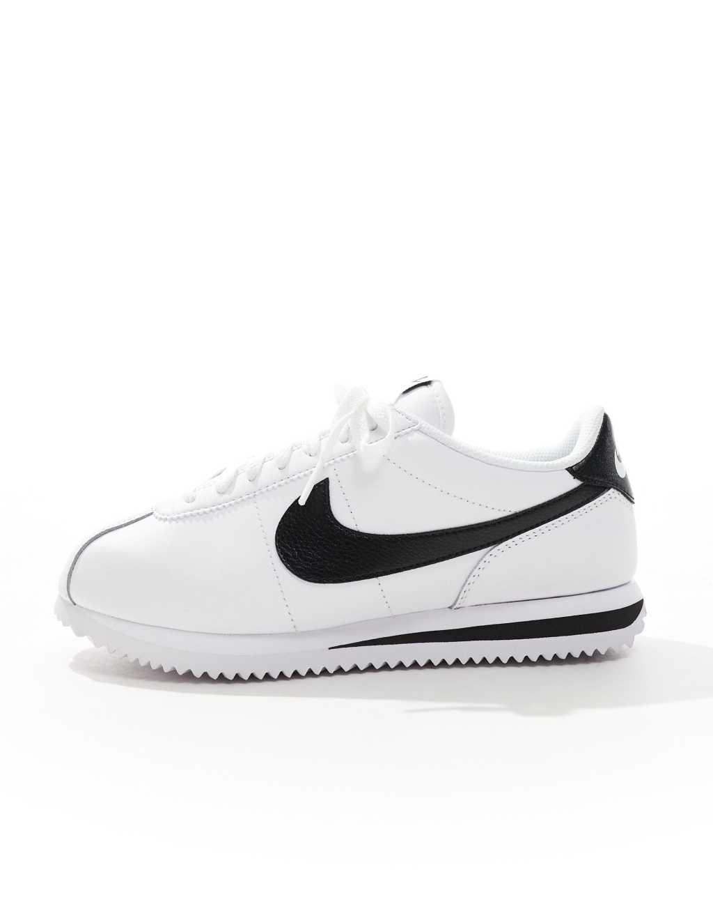 Nike Cortez sneakers in white and black Product Image