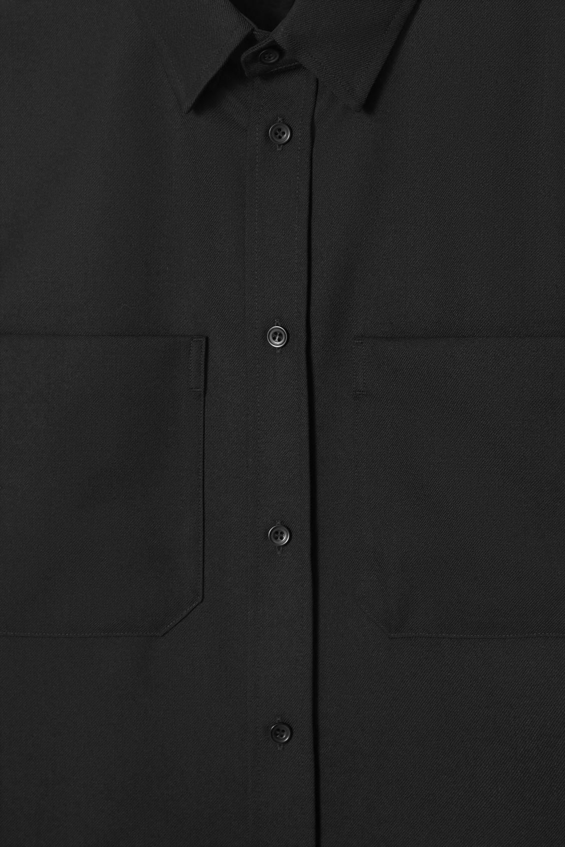 RELAXED WOOL-BLEND UTILITY SHIRT Product Image