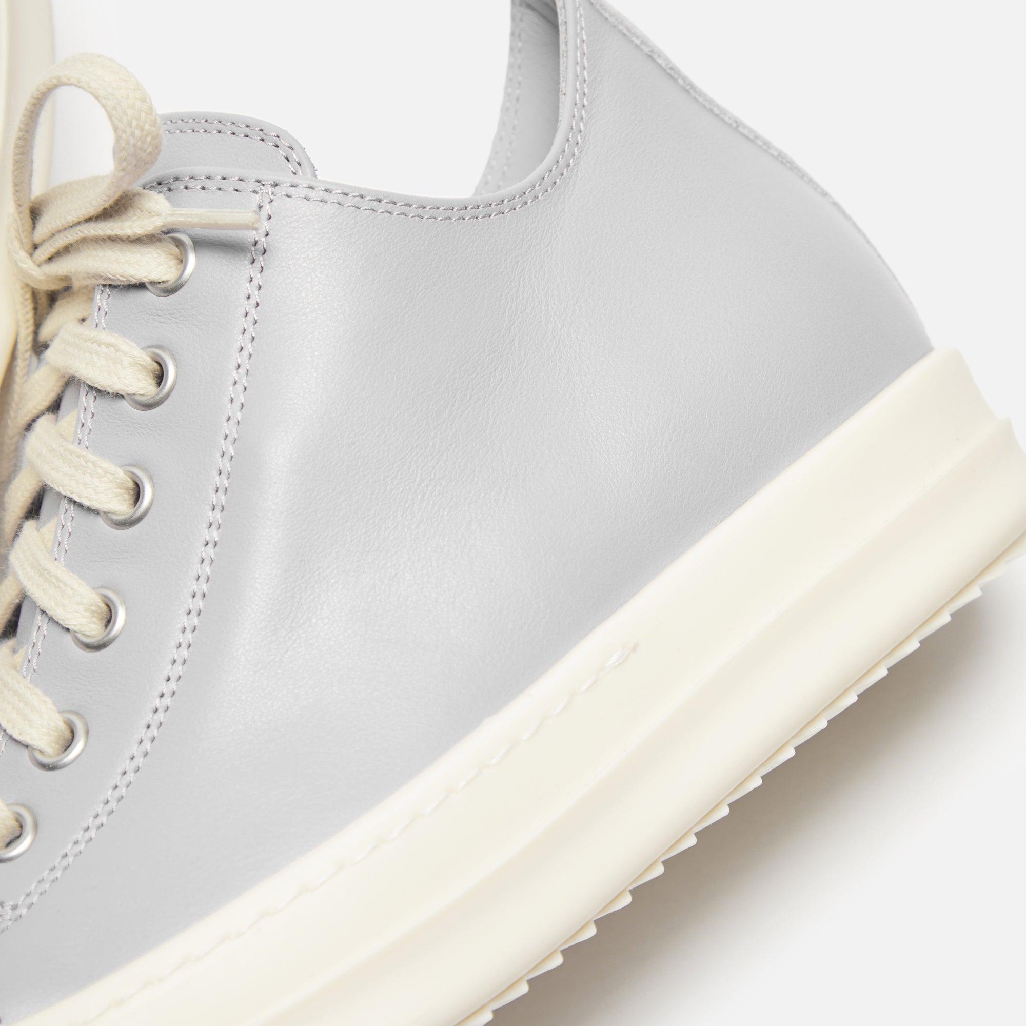 Rick Owens WMNS Low Sneakers - Pearl / Milk / Milk Female Product Image