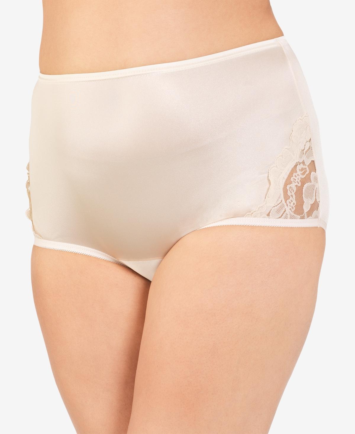 Women's Vanity Fair Lingerie® Perfectly Yours Lace Nouveau Brief Panty 13001, Size: 8, Fawn Product Image