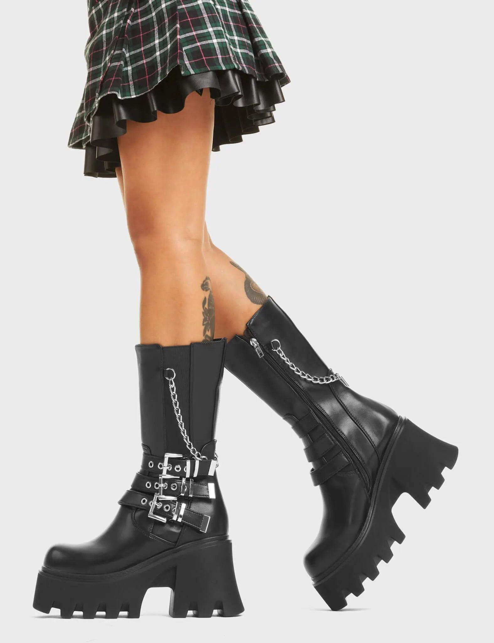 Eternal Chunky Platform Ankle Boots Product Image