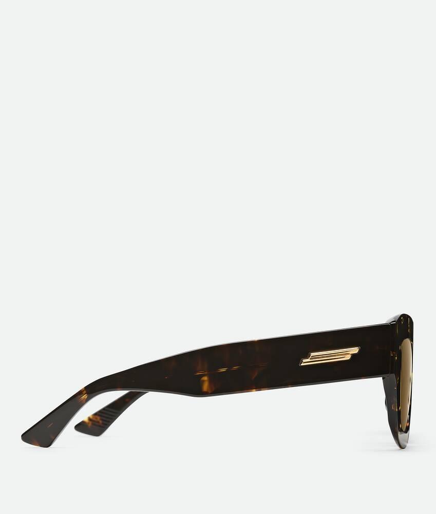 Ultrathin Squared Sunglasses in Havana/havana/brown Product Image