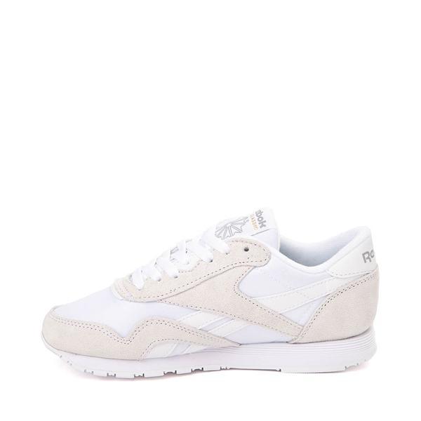 Womens Reebok Classic Nylon Athletic Shoe - Chalk / White Product Image