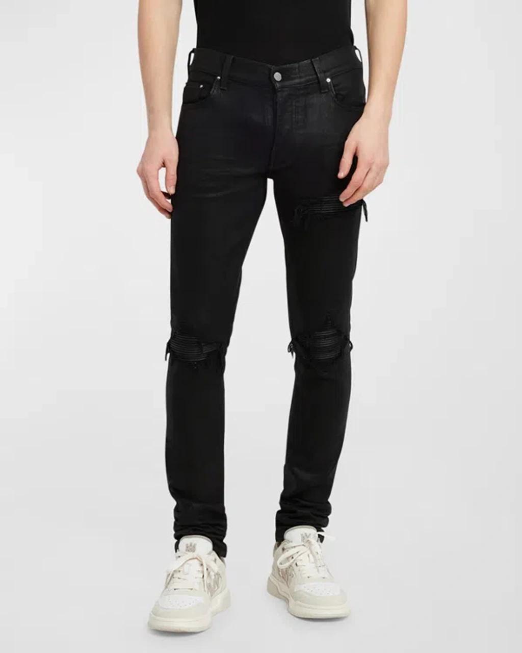 Mens MX1 Waxed Skinny Jeans Product Image