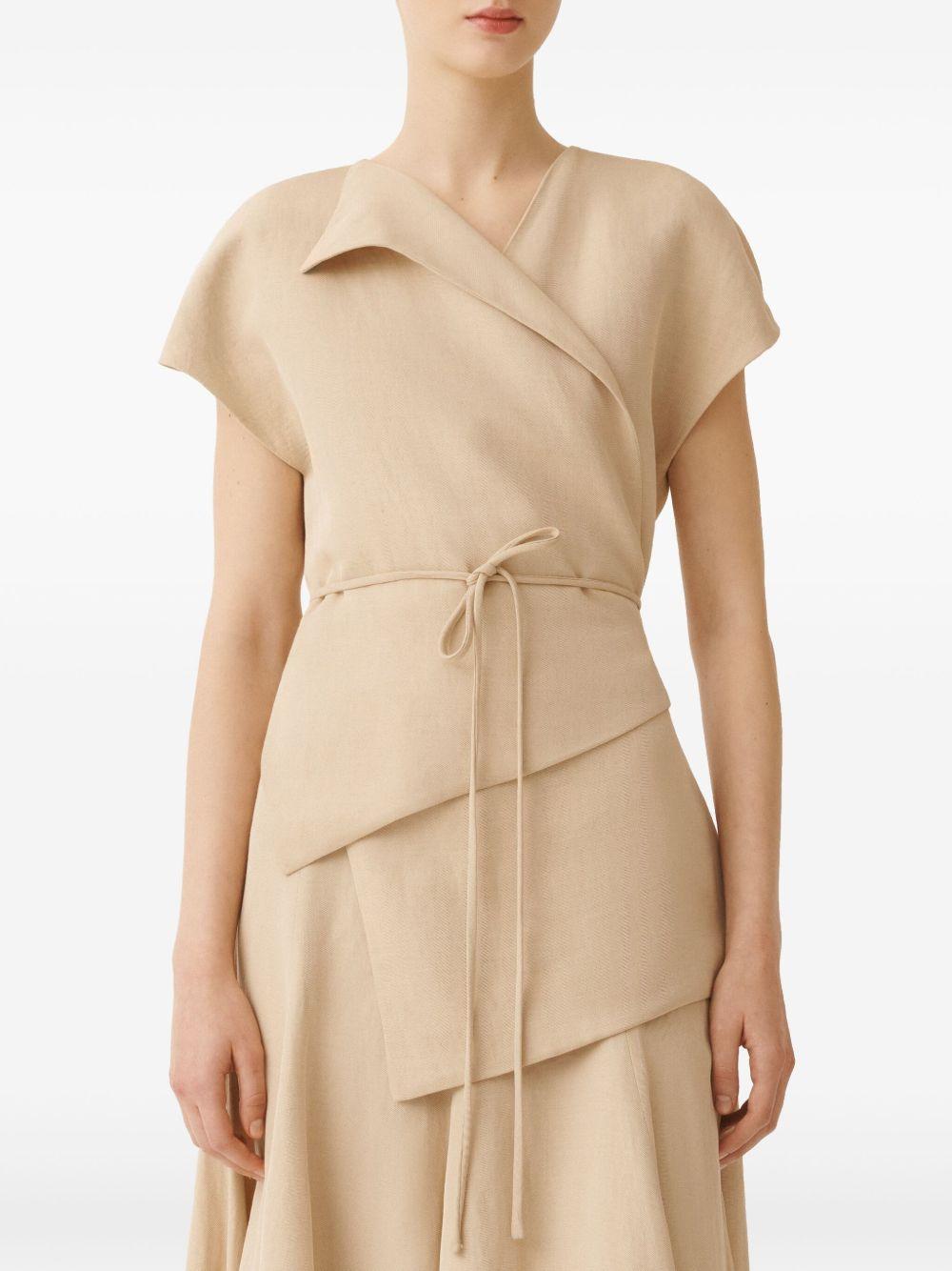 wrap-style blouse Product Image