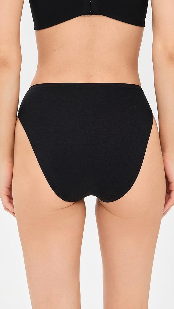 Natori Natori Bliss Bare Cotton High Cut Briefs 3 Pack | Shopbop Product Image