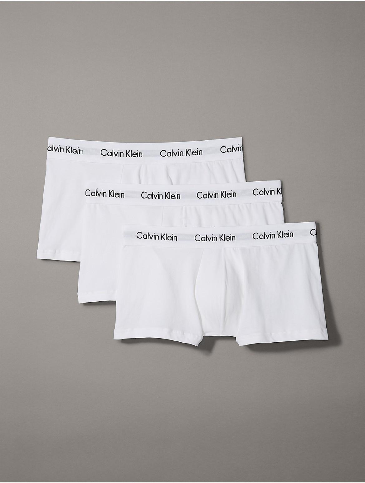 Calvin Klein Mens Cotton Stretch 3-Pack Low Rise Trunk Product Image