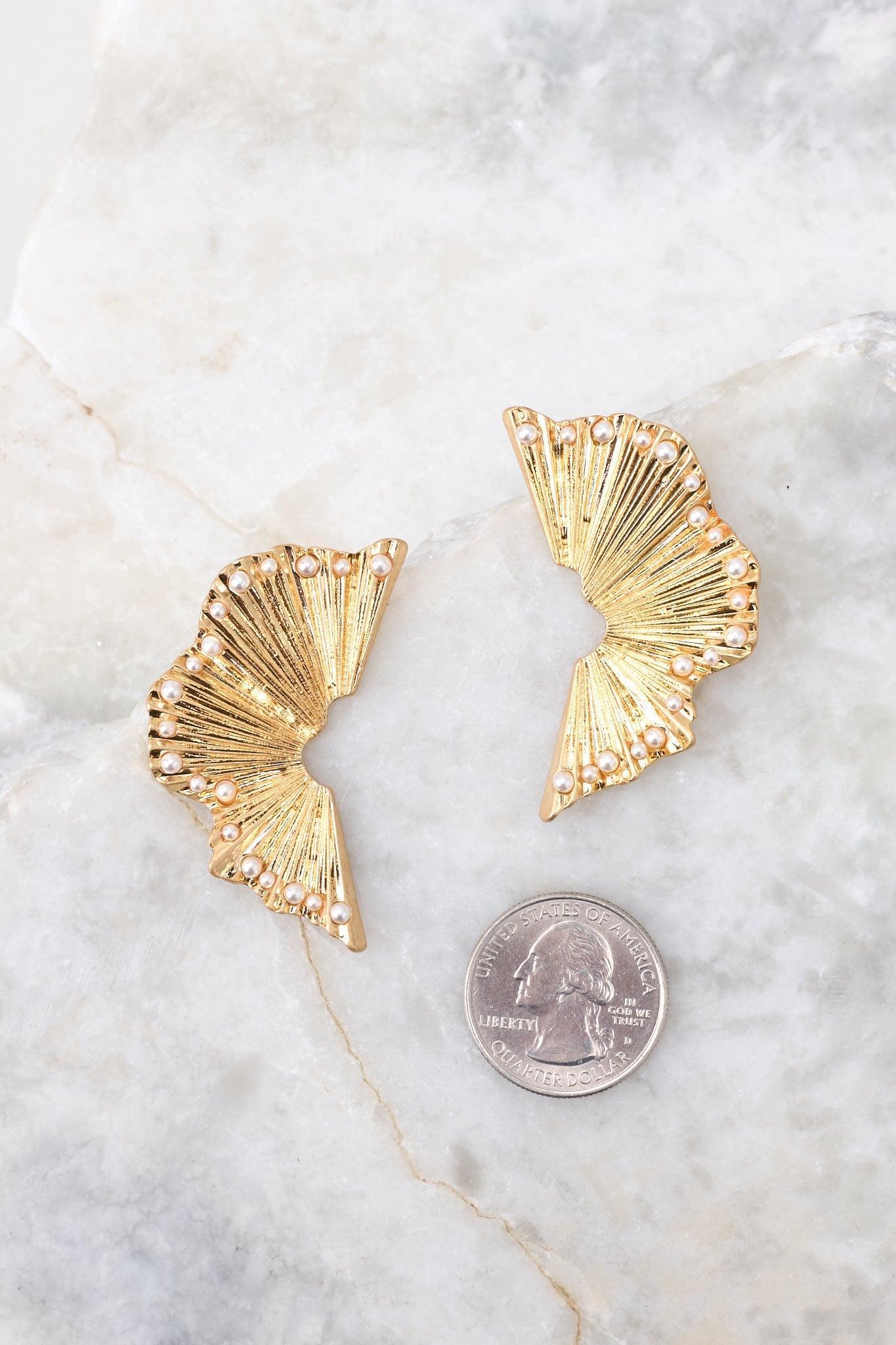 My Inner Goddess Gold Earrings Product Image