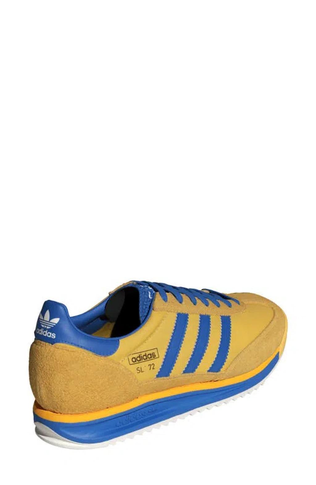 ADIDAS ORIGINALS Gender Inclusive Sl 72 Rs Sneaker In Core White/bright Royal/utility Yellow Product Image