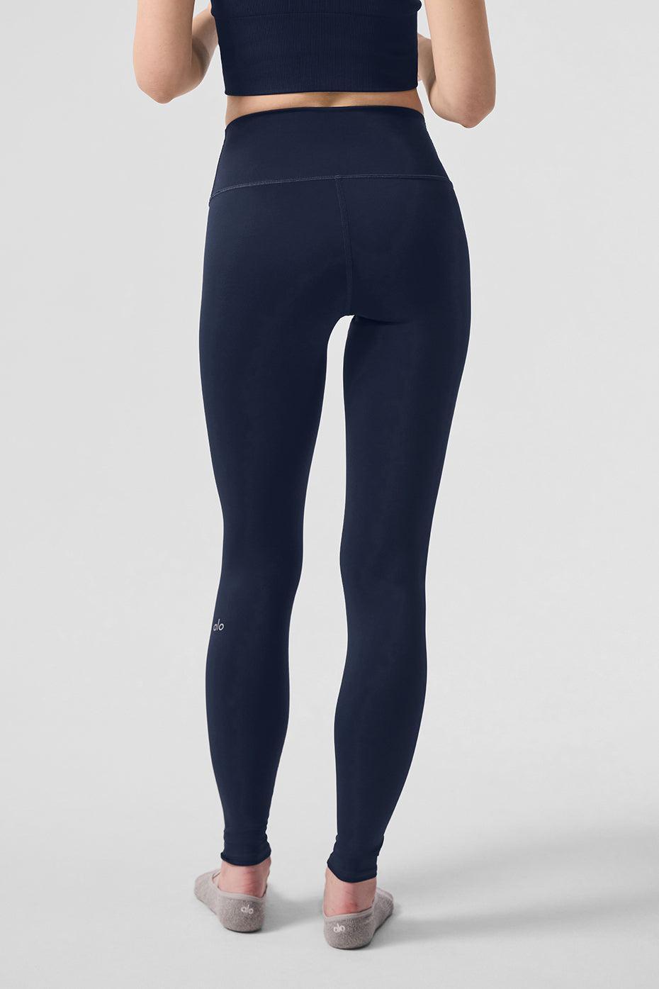 High-Waist Airlift Legging - Navy Product Image